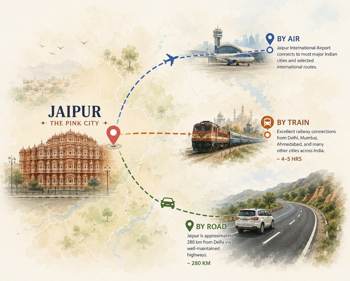 Getting to Jaipur