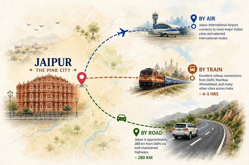 Getting to Jaipur