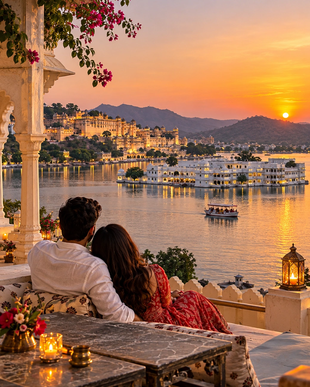 Rajasthan Honeymoon Tour Packages - Lake Palace Stays, Private Desert Camping & Heritage Romance